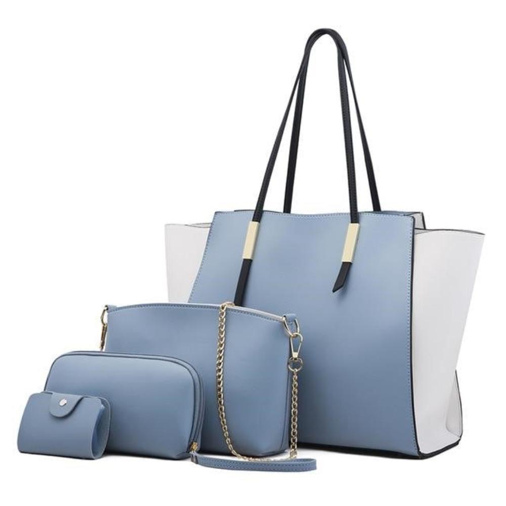 Conjunto de charme Isabella™ | Conjunto de bolsa tote luxuosa de 4 peças