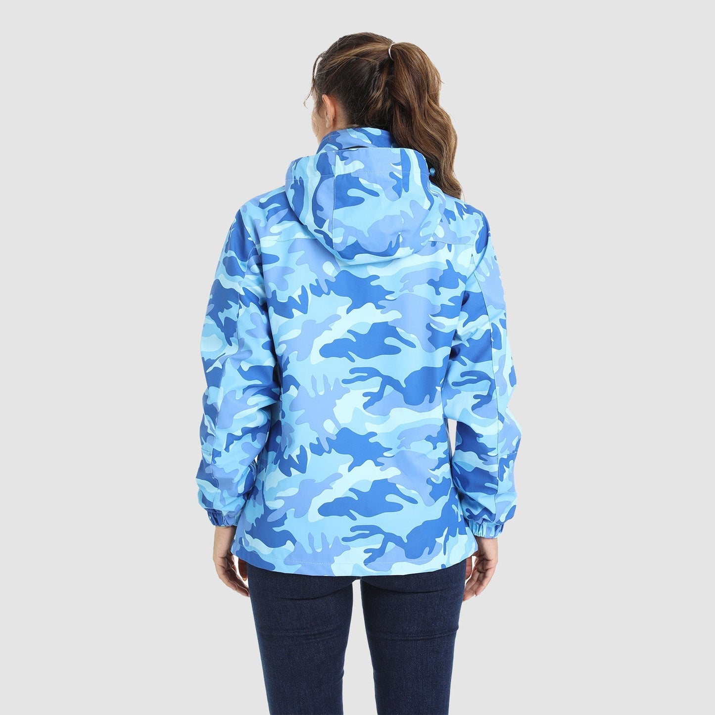 Women's Waterproof 3-in-1 Ski Jacket - Winter Snow Coat with Fleece Liner
