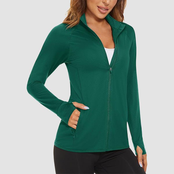 Women's Sun Protection Tennis Jacket Lightweight UPF50+ Long Sleeve Shirts