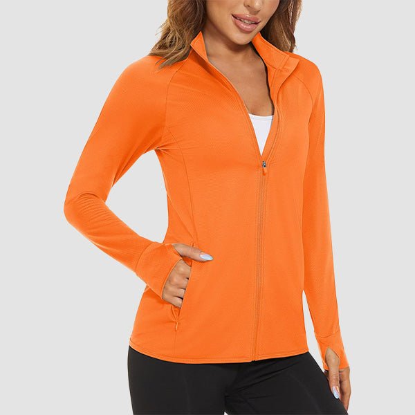 Women's Sun Protection Tennis Jacket Lightweight UPF50+ Long Sleeve Shirts