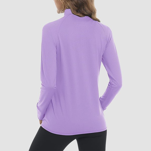 Women's Sun Protection Tennis Jacket Lightweight UPF50+ Long Sleeve Shirts