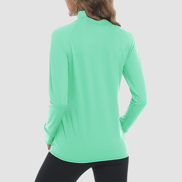 Women's Sun Protection Tennis Jacket Lightweight UPF50+ Long Sleeve Shirts