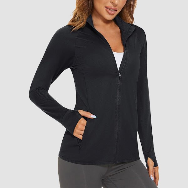 Women's Sun Protection Tennis Jacket Lightweight UPF50+ Long Sleeve Shirts