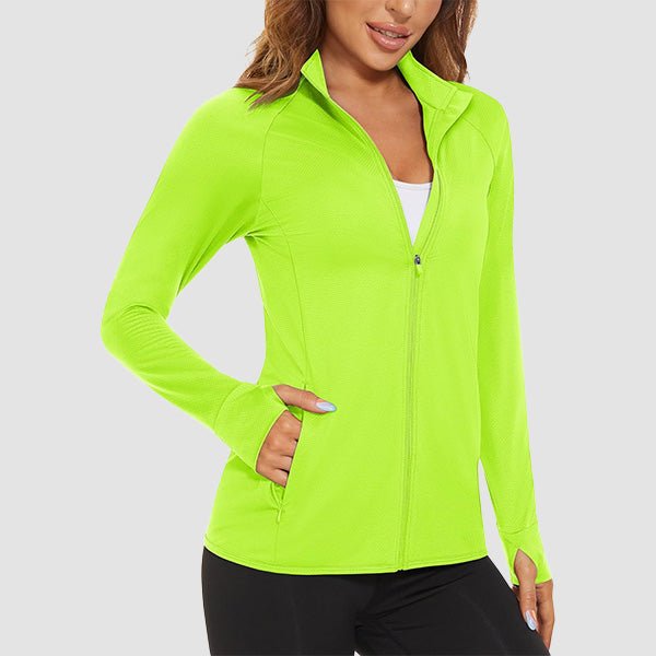 Women's Sun Protection Tennis Jacket Lightweight UPF50+ Long Sleeve Shirts