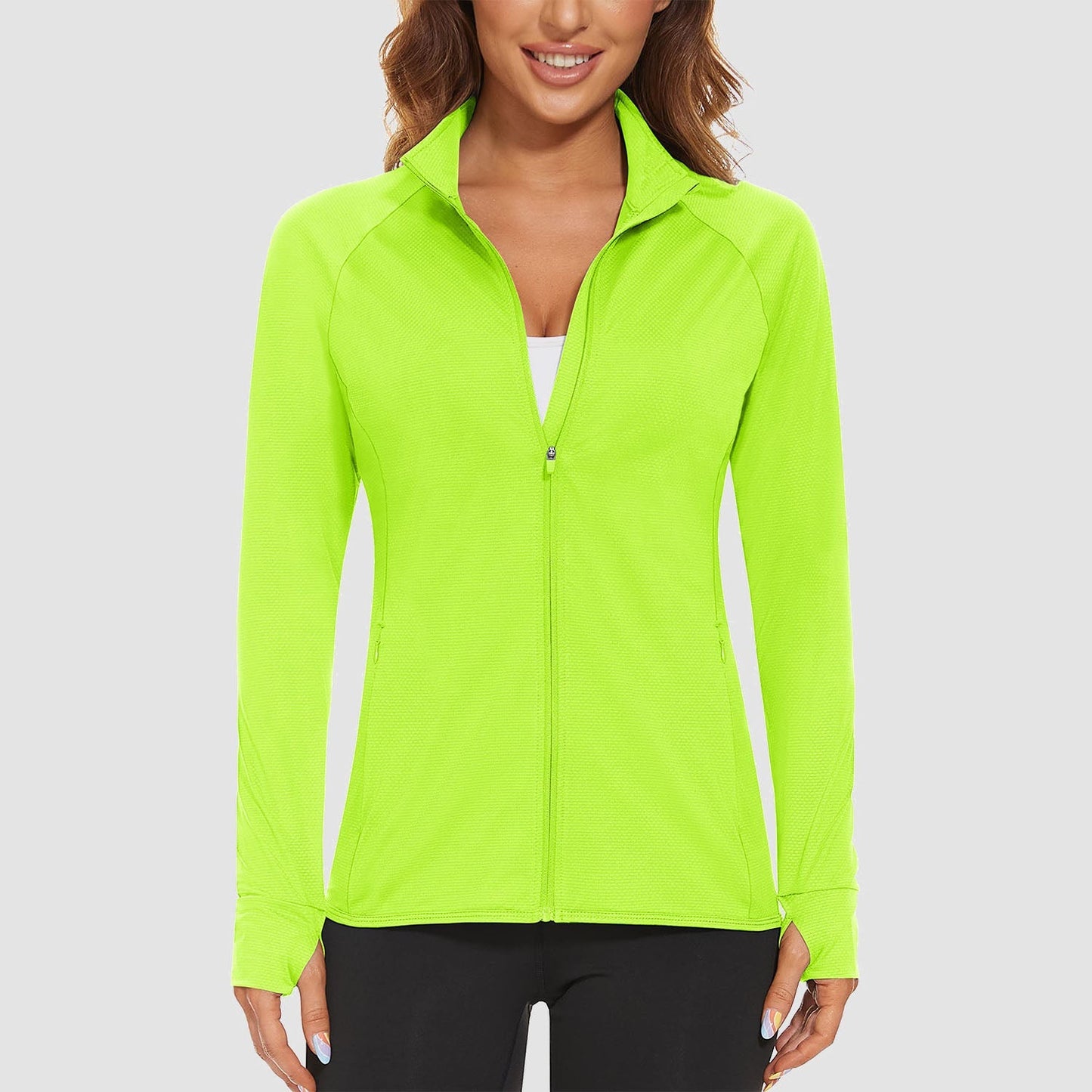 Women's Sun Protection Tennis Jacket Lightweight UPF50+ Long Sleeve Shirts