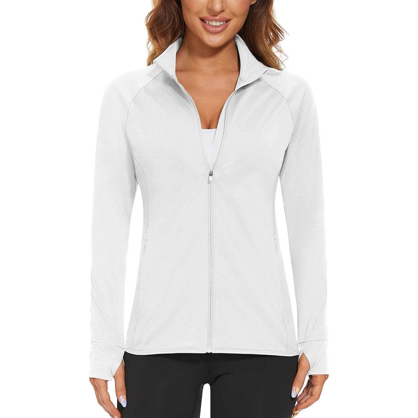 Women's Sun Protection Tennis Jacket Lightweight UPF50+ Long Sleeve Shirts
