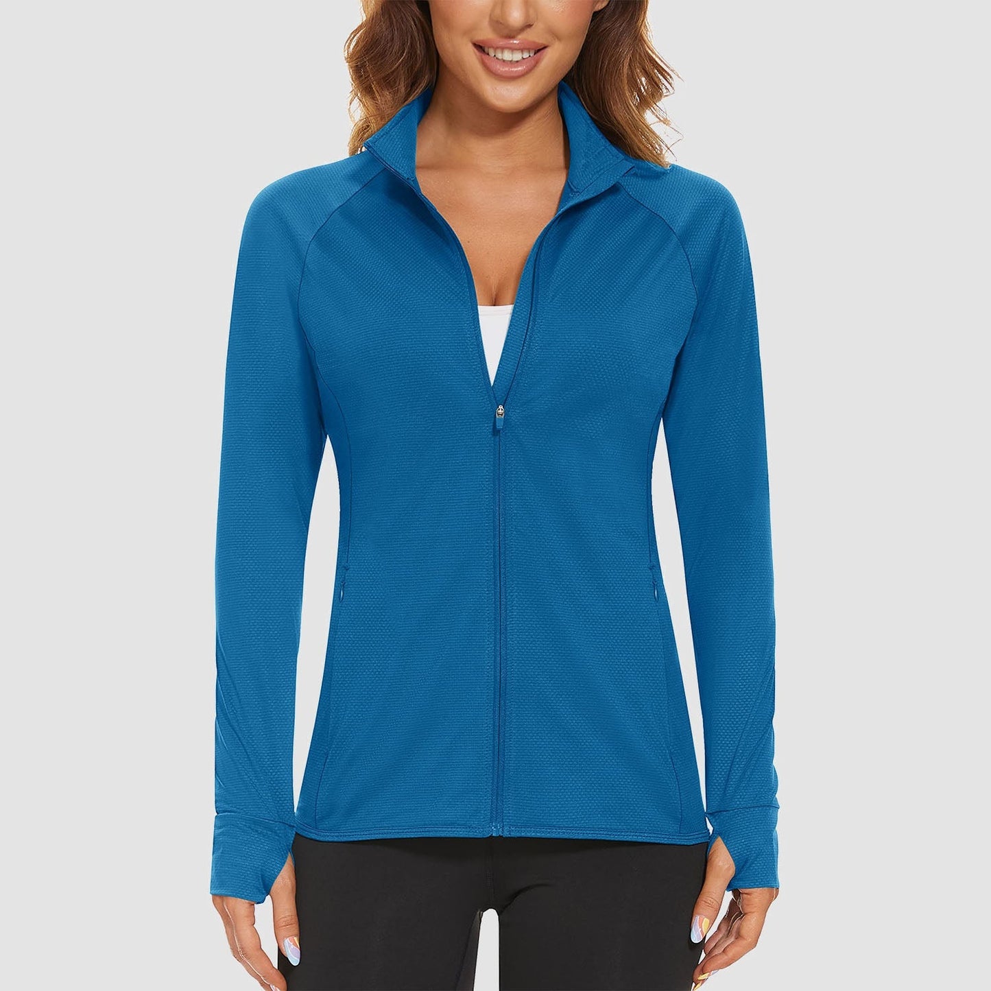 Women's Sun Protection Tennis Jacket Lightweight UPF50+ Long Sleeve Shirts