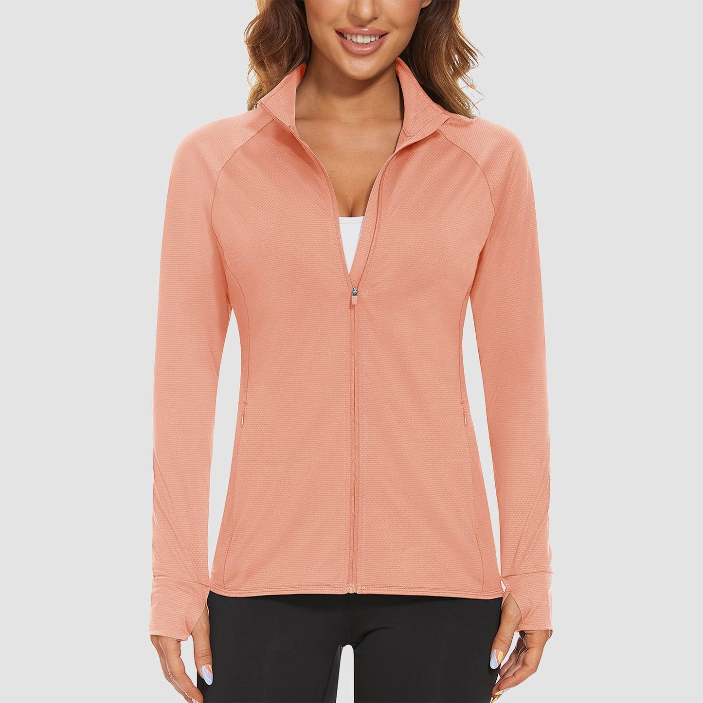 Women's Sun Protection Tennis Jacket Lightweight UPF50+ Long Sleeve Shirts