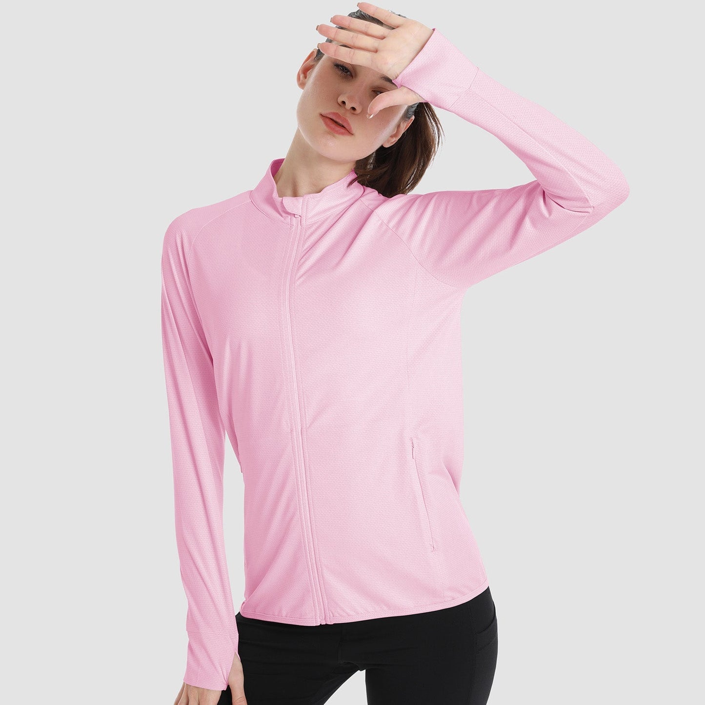 Women's Sun Protection Tennis Jacket Lightweight UPF50+ Long Sleeve Shirts