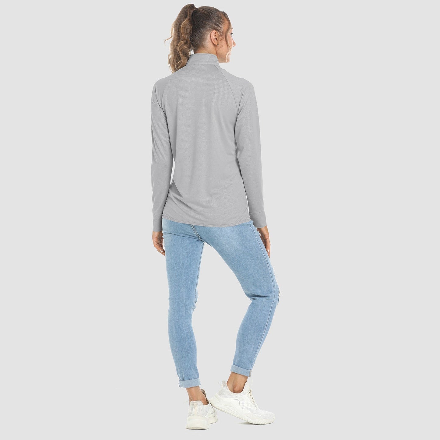 Women's Sun Protection Tennis Jacket Lightweight UPF50+ Long Sleeve Shirts