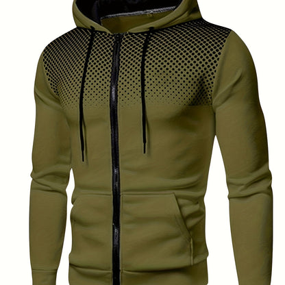 Men's Thermal Hoodie, Casual Pullover Sweatshirt, Fall/Winter Wear