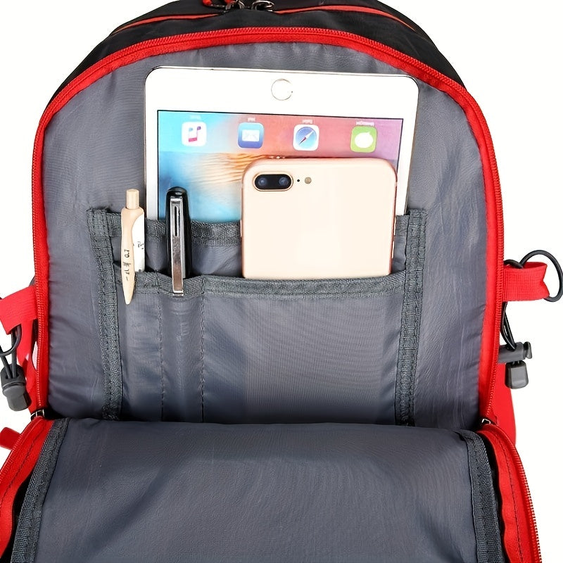 50L 1pc 13.21gal Bergsteigertasche mit großer Kapazität, wasserdichter Wanderrucksack für Männer und Frauen, geeignet für Outdoor-Reisen, Klettern und Camping