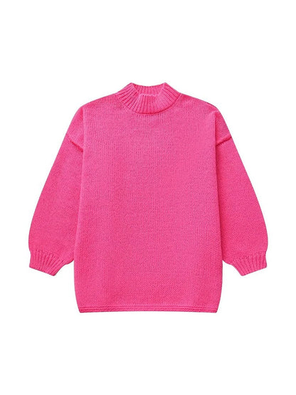 Manon | Lässiger Strickpullover mit halbhohem Kragen