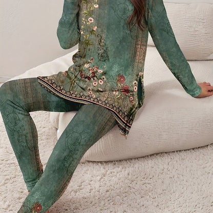 Floral Print Fashion Women's Clothing
