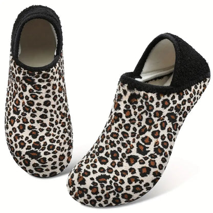 Flache Plüschschuhe für Damen – warme, bequeme Slipper für den Winter