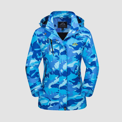 Women's Waterproof 3-in-1 Ski Jacket - Winter Snow Coat with Fleece Liner