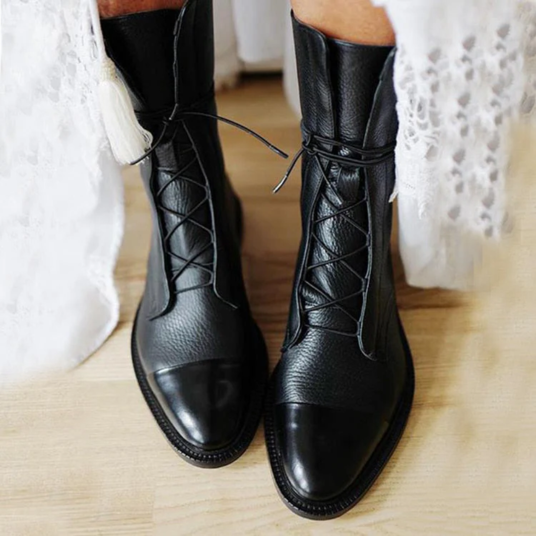 Isabella™ – Elegante Lederstiefel mit Absatz