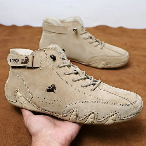 Men's Casual Sneakers, Hook and Loop Closure, Breathable, Non-Slip