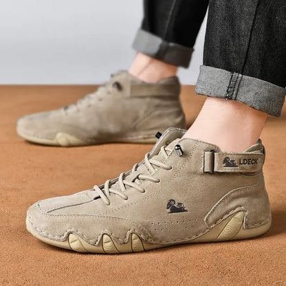 Men's Casual Sneakers, Hook and Loop Closure, Breathable, Non-Slip