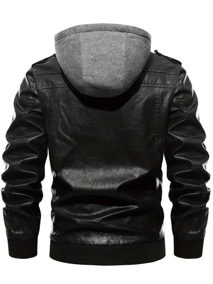 Leather Jackets for Men - Black and Brown Real Lambskin Mens Motorcycle Jacket