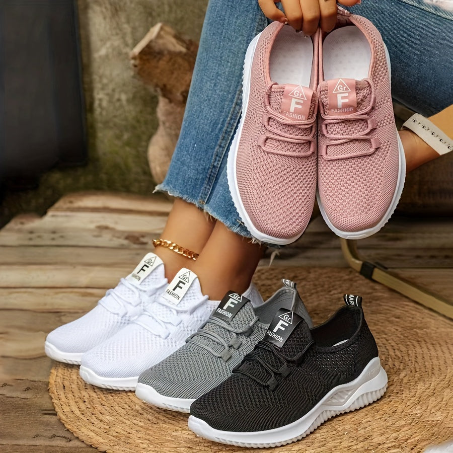 Lässige Slip-On-Sneakers für Damen, leichte, sportliche Turnschuhe mit weicher Sohle