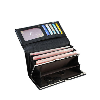 Madison™ Stil | Elegante RFID-Geldbörse mit Prägung