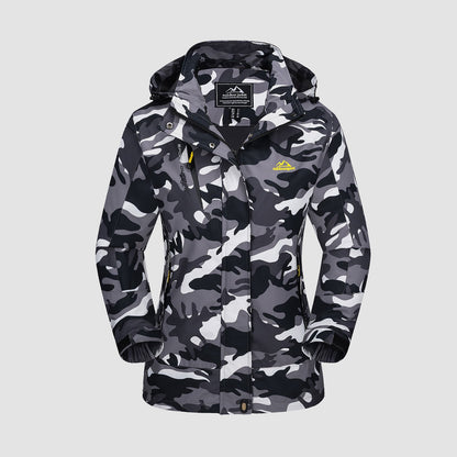 Women's Waterproof 3-in-1 Ski Jacket - Winter Snow Coat with Fleece Liner