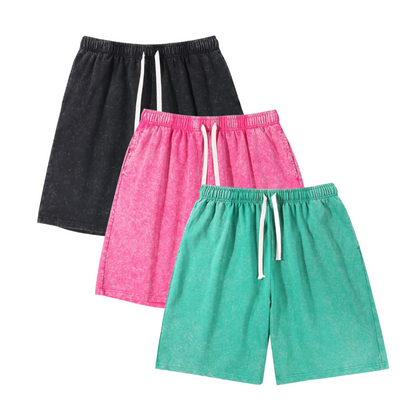 3-PACK – 290GSM VINTAGE WASHED SHORTS
