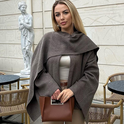 Avery™ - Casaco de capa de luxo elegante