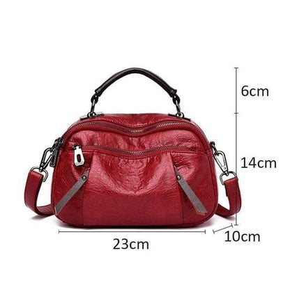 Penelope™ Exquisiter Stil | Weiche Tasche mit mehreren Taschen 