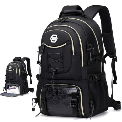 Outdoor Travel Backpack With Large Capacity For Sports Camping, Suitable For Men And Women With 17-inch Laptop Compartment