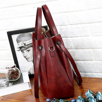 Riley™ - Conjunto de bolsa vintage macia de 4 peças
