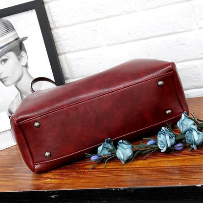 Riley™ - Conjunto de bolsa vintage macia de 4 peças