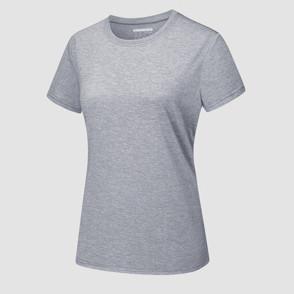 Women's Short Sleeve T-Shirt Quick Dry Running Workout Tee