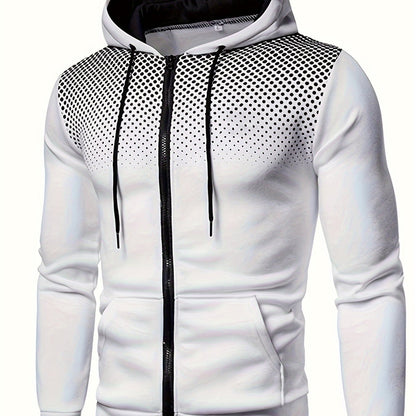 Men's Thermal Hoodie, Casual Pullover Sweatshirt, Fall/Winter Wear