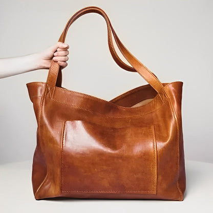 Amelia™ - Bolsa de Ombro Vintage em Couro