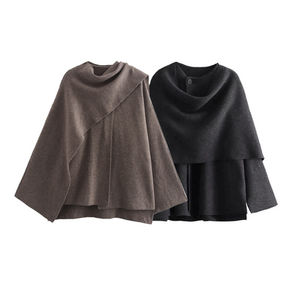 Avery™ - Casaco de capa de luxo elegante