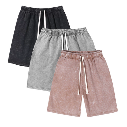3-PACK – 290GSM VINTAGE WASHED SHORTS
