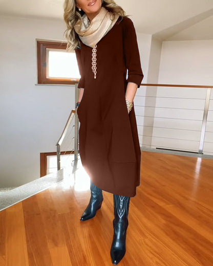 Sophia™ - Vestido elegante com detalhes artesanais