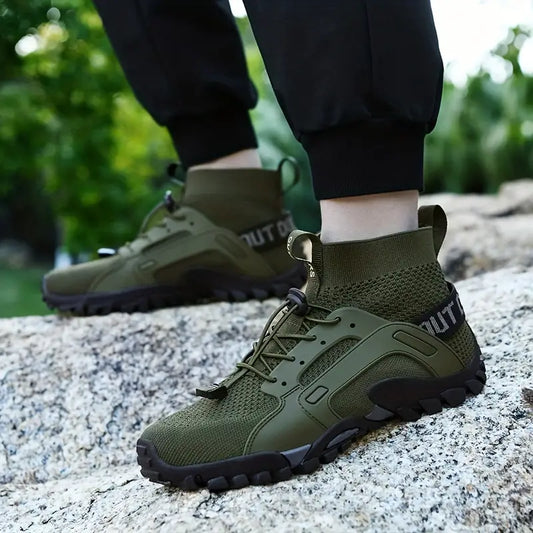 Atmungsaktive, rutschfeste Outdoor-Sneaker für Herren zum Wandern und Angeln
