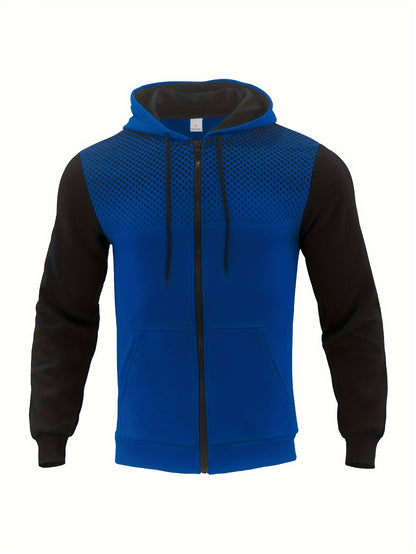 Men's Thermal Hoodie, Casual Pullover Sweatshirt, Fall/Winter Wear