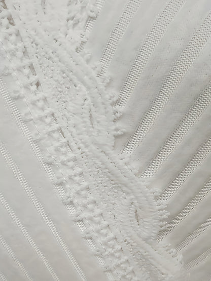 Lace Surplice Rib Knit Top, Long Sleeve, Casual for Spring/Fall.
