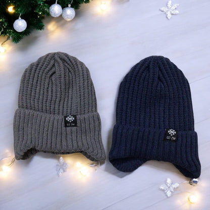Eli™ - Thermo-Strickmütze mit Ohrenwärmern