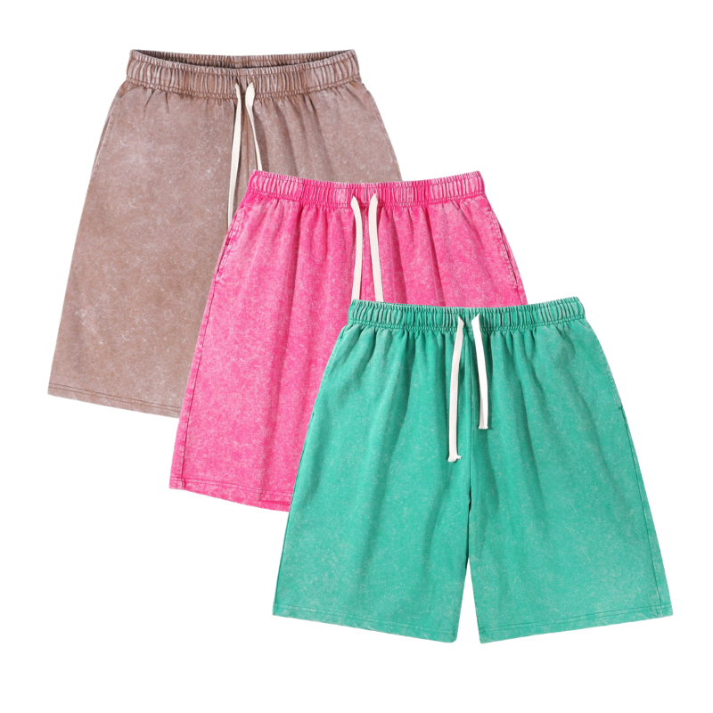 3-PACK – 290GSM VINTAGE WASHED SHORTS