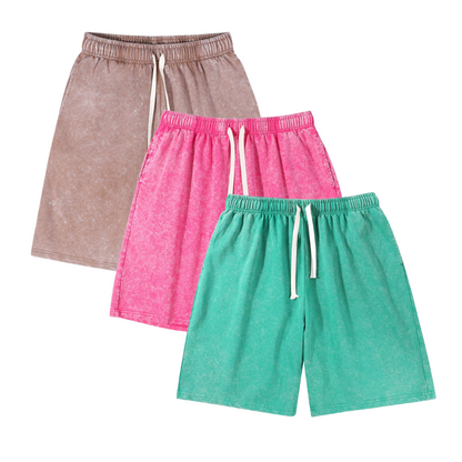 3-PACK – 290GSM VINTAGE WASHED SHORTS
