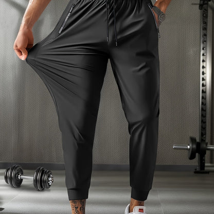 Men's Cuffed Sweatpants, Drawstring & Pockets