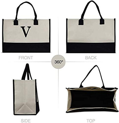 Harper™ - Personalisierte Tragetasche mit Buchstaben
