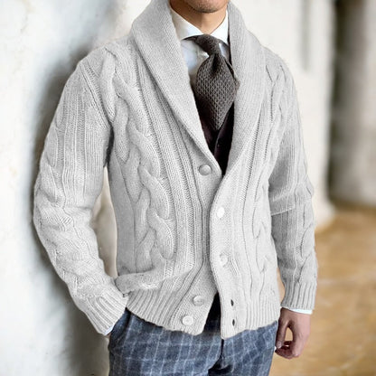 Liam™ - Cardigan de malha supermacio