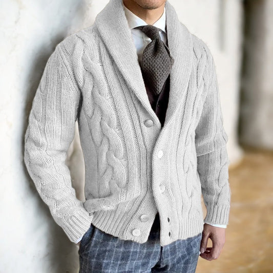 Liam™ - Cardigan de malha supermacio