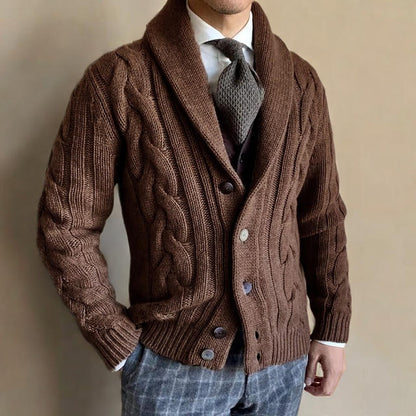 Liam™ - Cardigan de malha supermacio